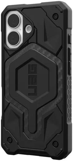 UAG Monarch Pro Apple iPhone 16 Hoesje MagSafe Back Cover Carbon Fiber afbeelding 10