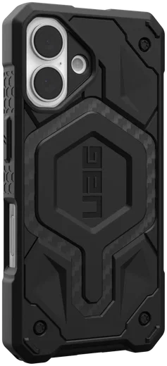 UAG Monarch Pro Apple iPhone 16 Hoesje MagSafe Back Cover Carbon Fiber afbeelding 11