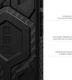 UAG Monarch Pro Apple iPhone 16 Hoesje MagSafe Back Cover Carbon Fiber afbeelding 4
