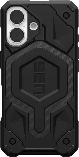 UAG Monarch Pro Apple iPhone 16 Hoesje MagSafe Back Cover Carbon Fiber afbeelding 23