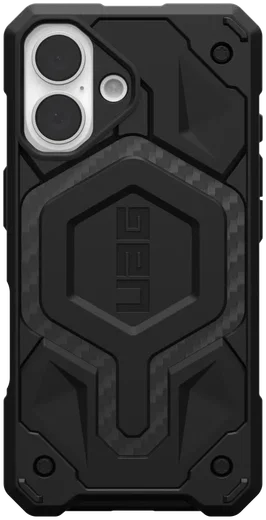 UAG Monarch Pro Apple iPhone 16 Hoesje MagSafe Back Cover Carbon Fiber afbeelding 2