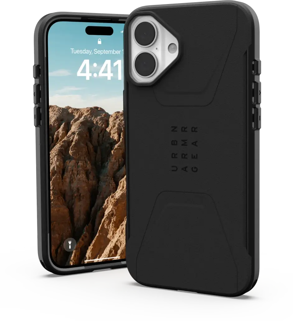 UAG Civilian Apple iPhone 16 Plus Hoesje MagSafe Back Cover Zwart afbeelding 1