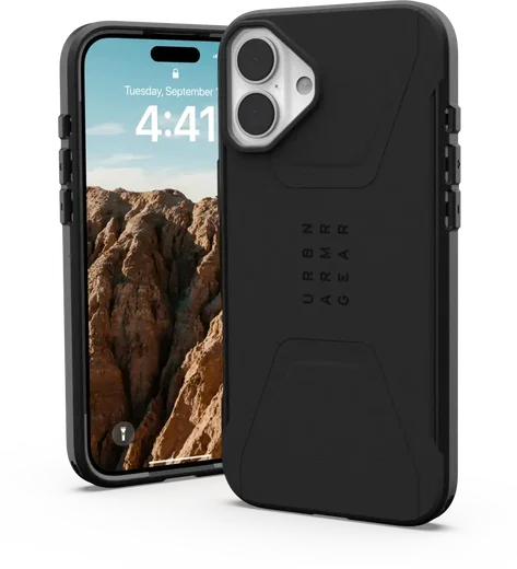 UAG Civilian Apple iPhone 16 Plus Hoesje MagSafe Back Cover Zwart afbeelding 1