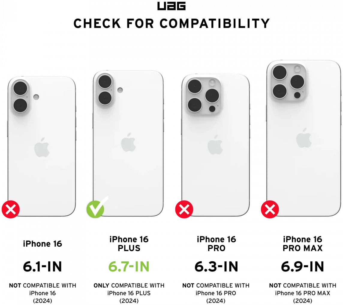 UAG Essential Armor Apple iPhone 16 Plus Hoesje MagSafe Back Cover Zwart afbeelding 7