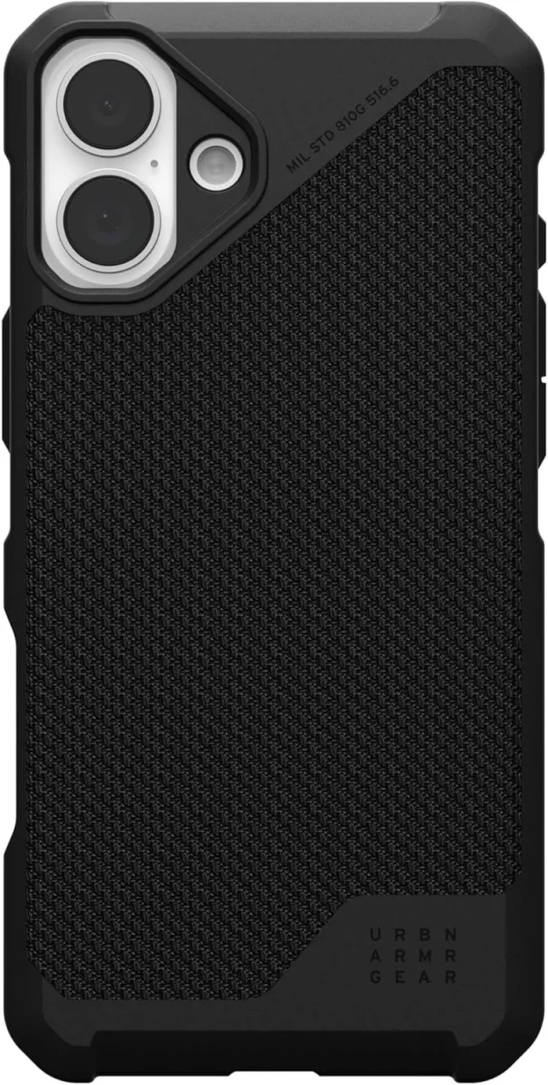 UAG Metropolis LT Apple iPhone 16 Plus Hoesje MagSafe Back Cover Kevlar Zwart afbeelding 2