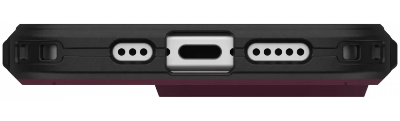 UAG Civilian Apple iPhone 16 Pro Hoesje MagSafe Back Cover Bordeaux afbeelding 11