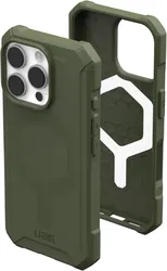 UAG Essential Armor Apple iPhone 16 Pro Hoesje MagSafe Back Cover Olive afbeelding