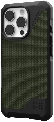 UAG Metropolis LT Apple iPhone 16 Pro Hoesje MagSafe Back Cover Kevlar Olive afbeelding 2