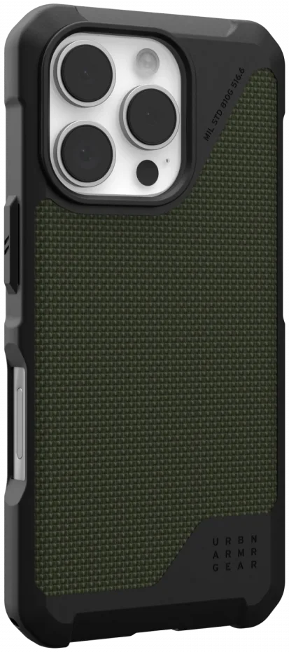 UAG Metropolis LT Apple iPhone 16 Pro Hoesje MagSafe Back Cover Kevlar Olive afbeelding 10