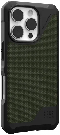 UAG Metropolis LT Apple iPhone 16 Pro Hoesje MagSafe Back Cover Kevlar Olive afbeelding 10