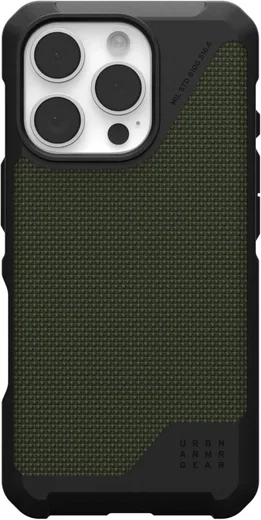 UAG Metropolis LT Apple iPhone 16 Pro Hoesje MagSafe Back Cover Kevlar Olive afbeelding 9