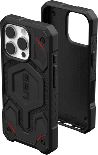 UAG Monarch Pro Apple iPhone 16 Pro Hoesje MagSafe Back Cover Kevlar Zwart afbeelding 1
