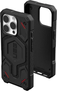 UAG Monarch Pro Apple iPhone 16 Pro Hoesje MagSafe Back Cover Kevlar Zwart