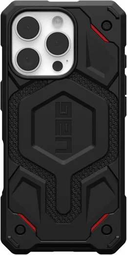 UAG Monarch Pro Apple iPhone 16 Pro Hoesje MagSafe Back Cover Kevlar Zwart afbeelding 11