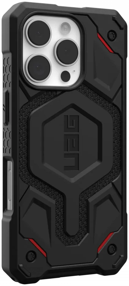 UAG Monarch Pro Apple iPhone 16 Pro Hoesje MagSafe Back Cover Kevlar Zwart afbeelding 12