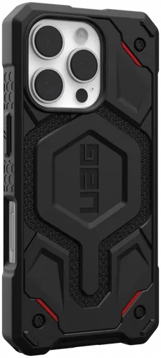 UAG Monarch Pro Apple iPhone 16 Pro Hoesje MagSafe Back Cover Kevlar Zwart afbeelding 12