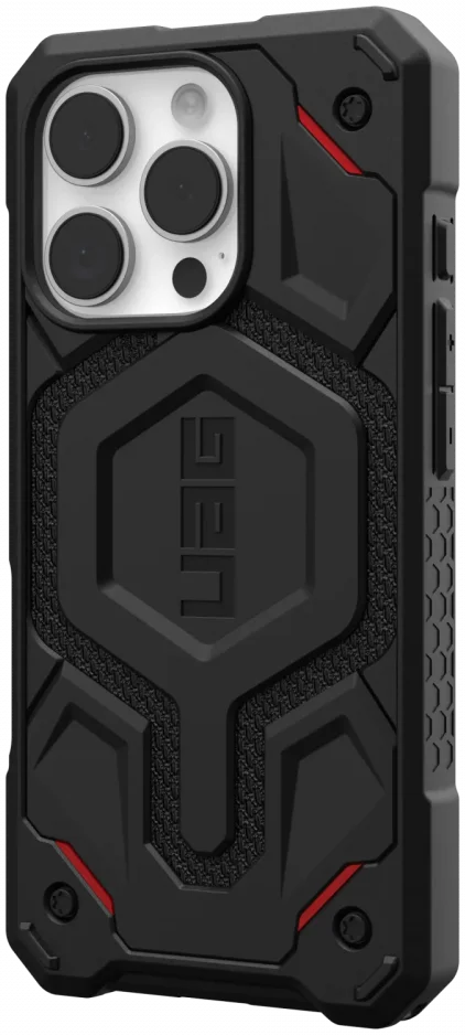 UAG Monarch Pro Apple iPhone 16 Pro Hoesje MagSafe Back Cover Kevlar Zwart afbeelding 2