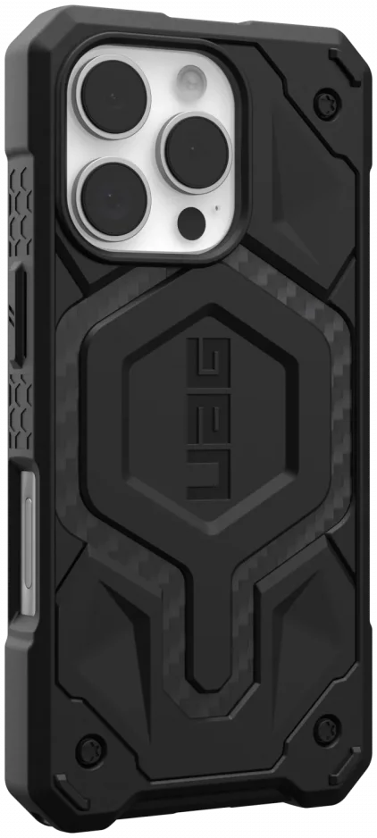 UAG Monarch Pro Apple iPhone 16 Pro Hoesje MagSafe Back Cover Carbon Fiber afbeelding 9