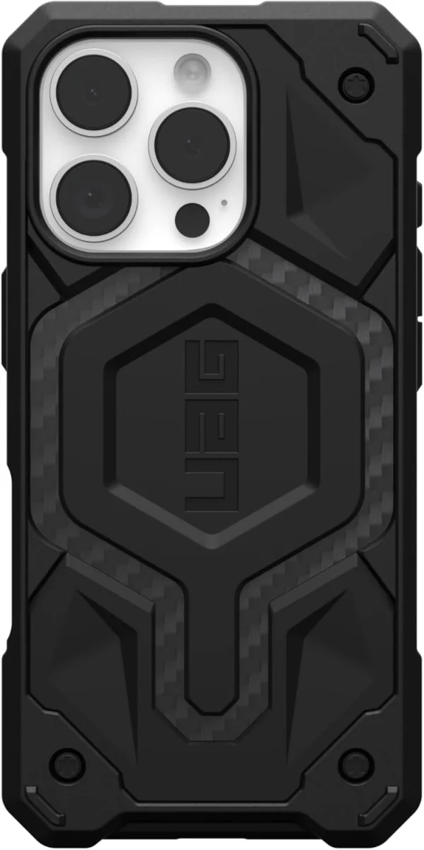 UAG Monarch Pro Apple iPhone 16 Pro Hoesje MagSafe Back Cover Carbon Fiber afbeelding 10