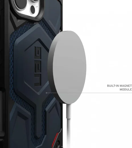 UAG Monarch Pro Apple iPhone 16 Pro Hoesje MagSafe Back Cover Kevlar Mallard afbeelding 5
