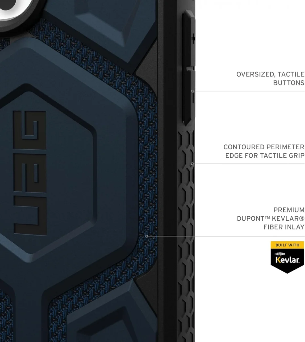 UAG Monarch Pro Apple iPhone 16 Pro Hoesje MagSafe Back Cover Kevlar Mallard afbeelding 7