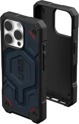 UAG Monarch Pro Apple iPhone 16 Pro Hoesje MagSafe Back Cover Kevlar Mallard afbeelding