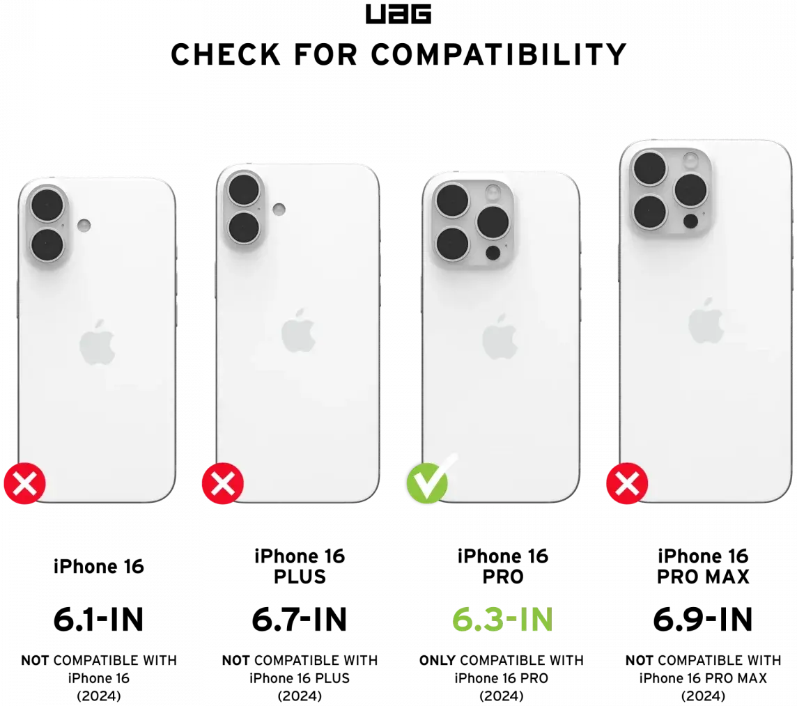 UAG Monarch Pro Apple iPhone 16 Pro Hoesje MagSafe Back Cover Mallard afbeelding 7