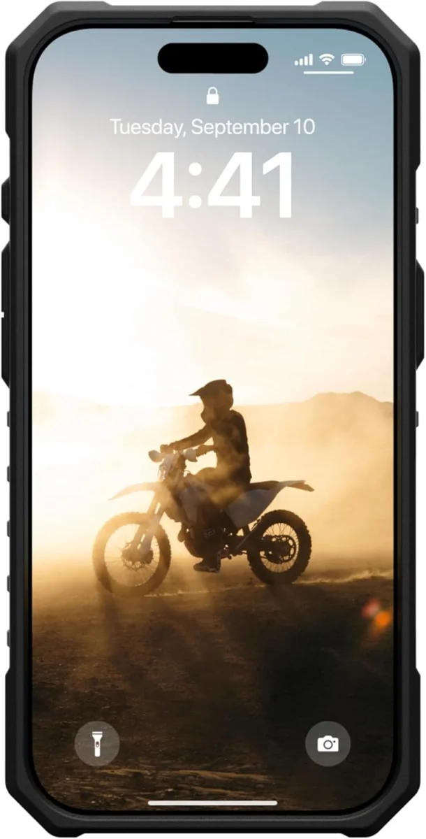 Urban Armor Gear Pathfinder Clear Apple iPhone 16 Pro Hoesje Back Cover Ash afbeelding 8