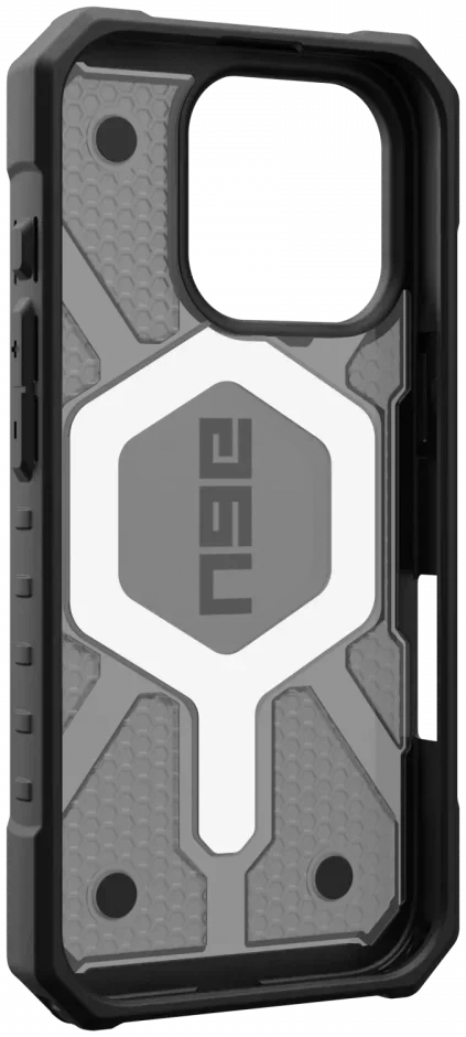 Urban Armor Gear Pathfinder Clear Apple iPhone 16 Pro Hoesje Back Cover Ash afbeelding 9