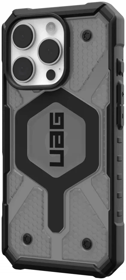 Urban Armor Gear Pathfinder Clear Apple iPhone 16 Pro Hoesje Back Cover Ash afbeelding 10