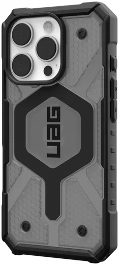 Urban Armor Gear Pathfinder Clear Apple iPhone 16 Pro Hoesje Back Cover Ash afbeelding 10