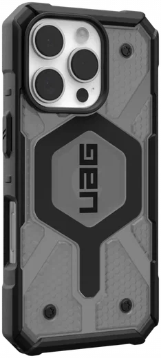Urban Armor Gear Pathfinder Clear Apple iPhone 16 Pro Hoesje Back Cover Ash afbeelding 11