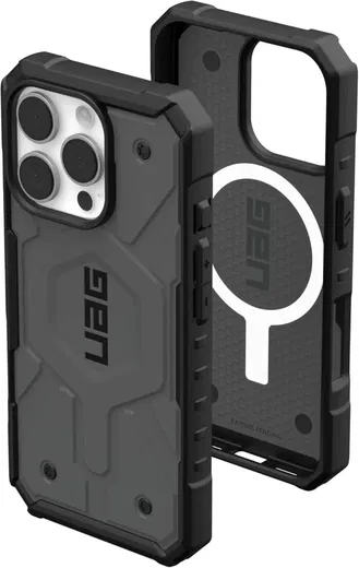 UAG Pathfinder Apple iPhone 16 Pro Hoesje MagSafe Back Cover Grijs afbeelding 1