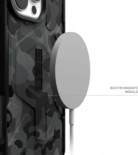 Urban Armor Gear Pathfinder SE Apple iPhone 16 Pro Hoesje MagSafe Backcover Camo afbeelding 5
