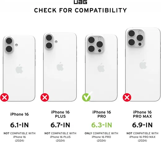 Urban Armor Gear Pathfinder SE Apple iPhone 16 Pro Hoesje MagSafe Backcover Camo afbeelding 7