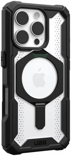 UAG Plasma XTE Apple iPhone 16 Pro Hoesje MagSafe Stand Back Cover Zwart Ice afbeelding 12
