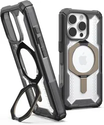 UAG Plasma XTE Apple iPhone 16 Pro Hoesje MagSafe Stand Back Cover Ash Titanium afbeelding