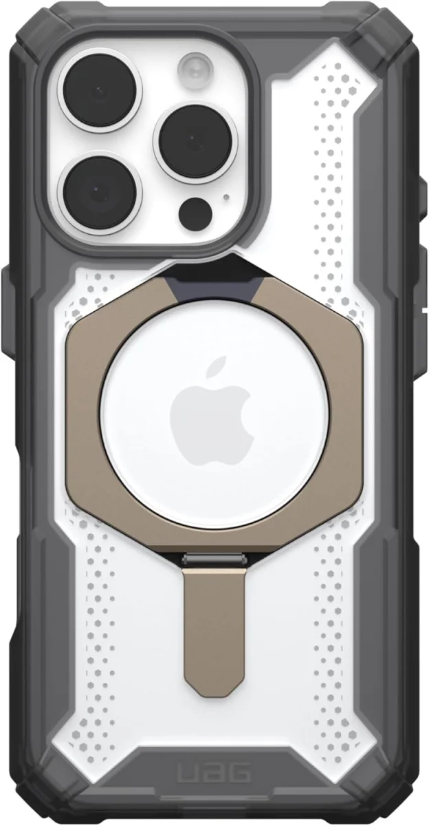 UAG Plasma XTE Apple iPhone 16 Pro Hoesje MagSafe Stand Back Cover Ash Titanium afbeelding 2