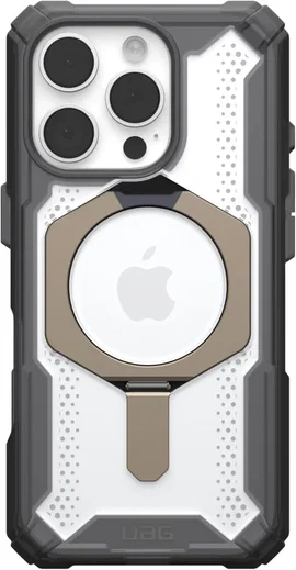 UAG Plasma XTE Apple iPhone 16 Pro Hoesje MagSafe Stand Back Cover Ash Titanium afbeelding 2
