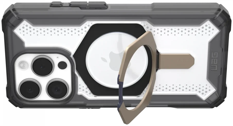UAG Plasma XTE Apple iPhone 16 Pro Hoesje MagSafe Stand Back Cover Ash Titanium afbeelding 9