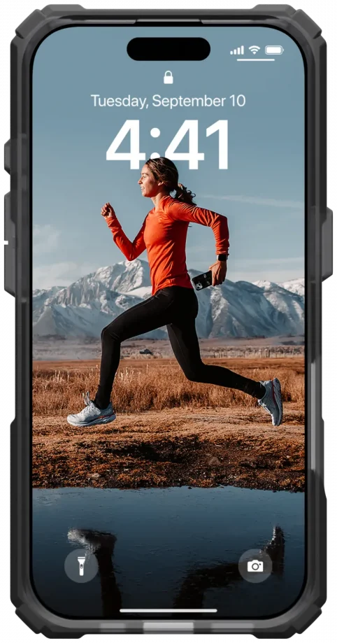 UAG Plasma XTE Apple iPhone 16 Pro Hoesje MagSafe Stand Back Cover Ash Titanium afbeelding 4