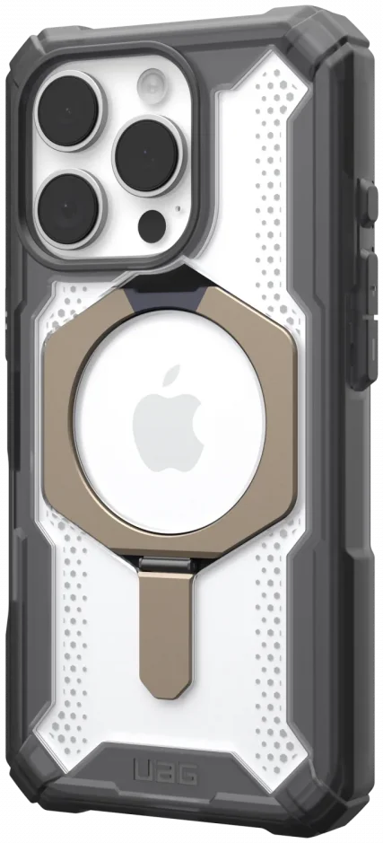 UAG Plasma XTE Apple iPhone 16 Pro Hoesje MagSafe Stand Back Cover Ash Titanium afbeelding 10