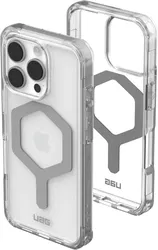 UAG Plyo Apple iPhone 16 Pro Hoesje MagSafe Back Cover Ice Zilver afbeelding