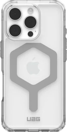 UAG Plyo Apple iPhone 16 Pro Hoesje MagSafe Back Cover Ice Zilver afbeelding 2
