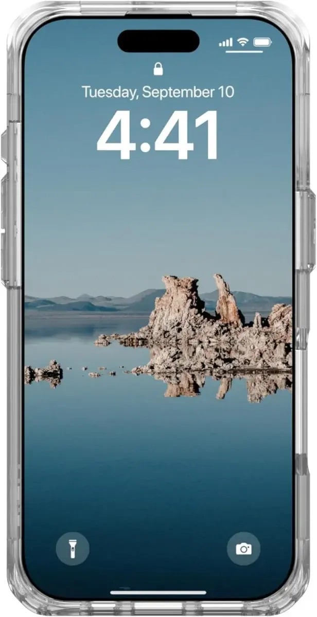 UAG Plyo Apple iPhone 16 Pro Hoesje MagSafe Back Cover Ice Zilver afbeelding 4