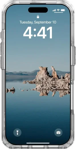 UAG Plyo Apple iPhone 16 Pro Hoesje MagSafe Back Cover Ice Zilver afbeelding 4