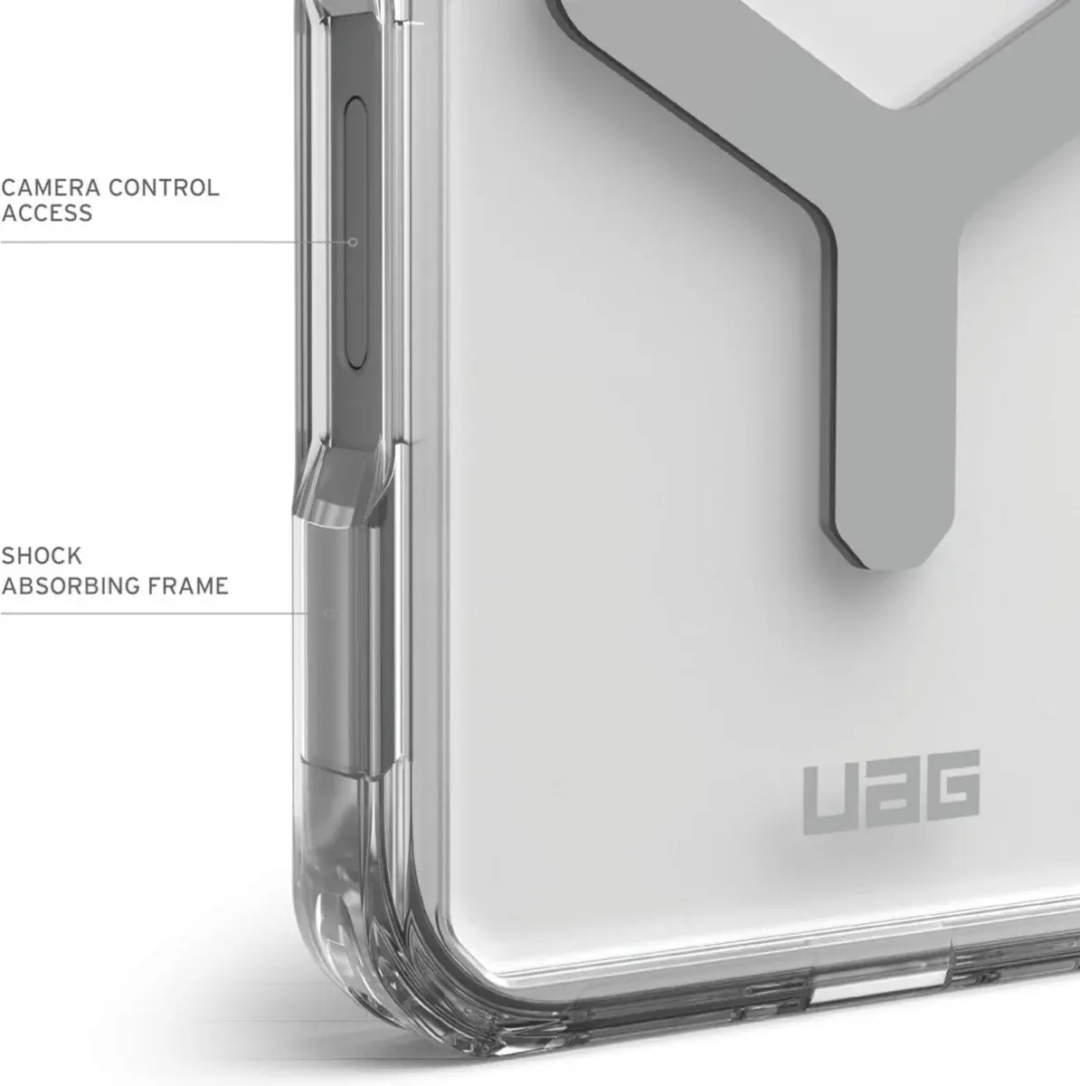 UAG Plyo Apple iPhone 16 Pro Hoesje MagSafe Back Cover Ice Zilver afbeelding 6