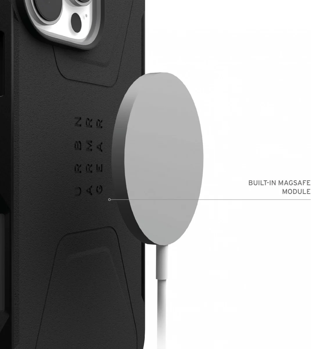 UAG Civilian Apple iPhone 16 Pro Max Hoesje MagSafe Back Cover Zwart afbeelding 5