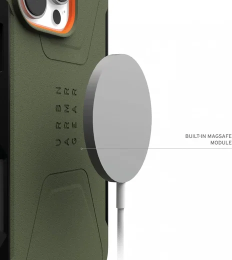 UAG Civilian Apple iPhone 16 Pro Max Hoesje MagSafe Back Cover Groen afbeelding 5