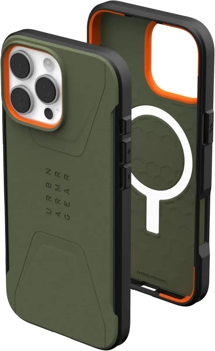 UAG Civilian Apple iPhone 16 Pro Max Hoesje MagSafe Back Cover Groen afbeelding 1